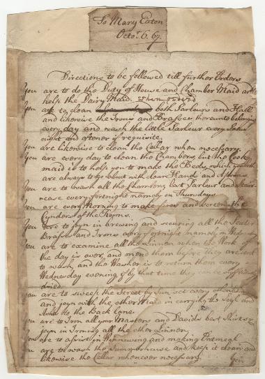 Mary Eaton of Swansea 1767