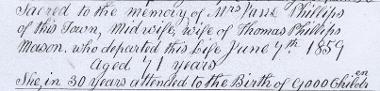 Jane Phillips Midwife