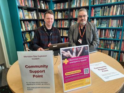 morriston blast library help point