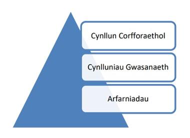 Cyflawni - y camau