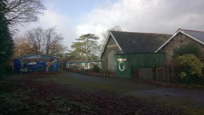 Former Gowerton Primary yard to side