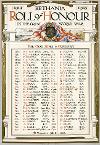 Bethania Neath roll of honour