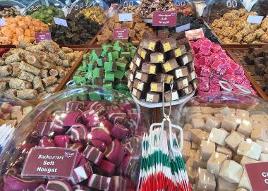Continental market - sweets.