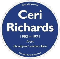 Ceri Richards blue plaque