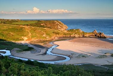 Three Cliffs Bay view from Penmaen