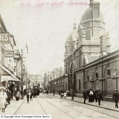 The shopping centre