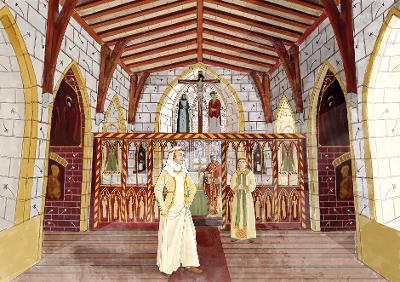 Oystermouth Castle Panels Chapel