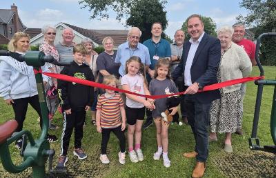 Trallwn Outdoor Gym official opening