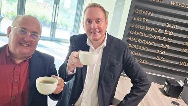Rob Stewart & Martin ONeill at Underhill Hub
