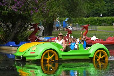 A Singleton Park pedalo