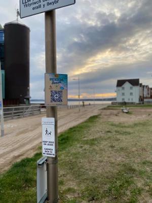 QR CODES ON THE BEACH