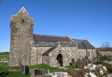 Llanddewi Church (Gower Pilgrimage Way).
