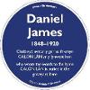 Daniel James blue plaque