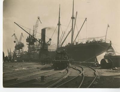 King's Dock Swansea in days gone by